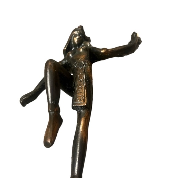 Brass Cleopatra Figurine on Marble Base Collectible! - Picture 4 of 11